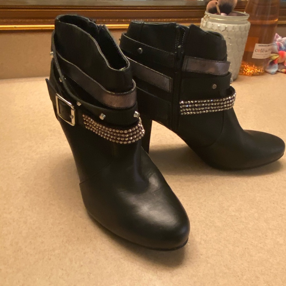 JLo booties with heel